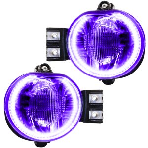 Dodge Ram Fog Light Assembly - ORACLE Lighting - LED Halo - UV/Purple - `02-`05